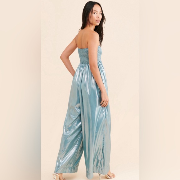 Free People June Metallic Jumpsuit - Picture 2 of 5